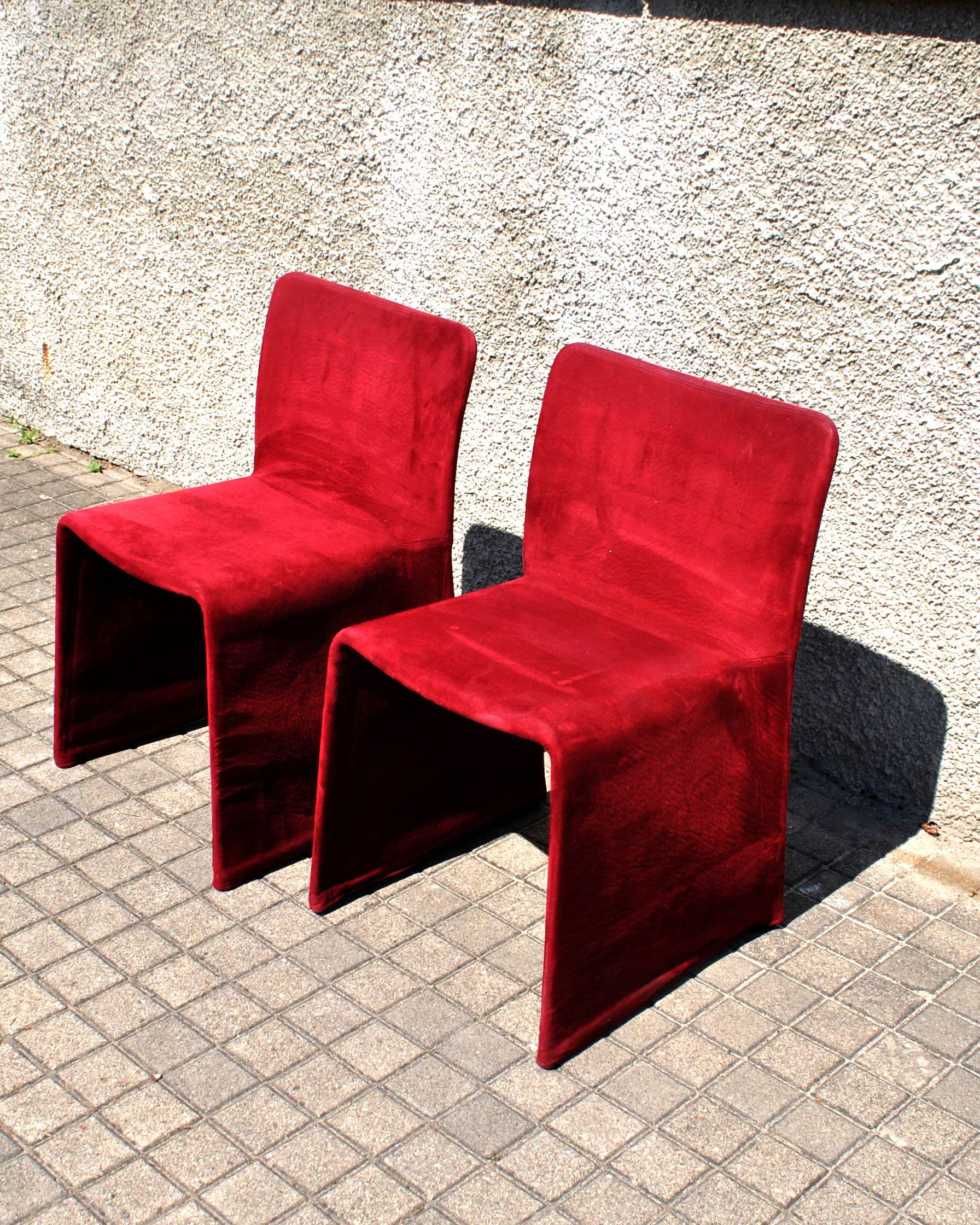 Set of 2 Glove DESIGN chairs Patricia Urquiola vintage 2005 MOLTENI & Cie