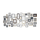 Set of 49 antique mirrors