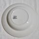 Set of 6 hollow plates Terre de Fer, model "Odette", Digoin Sarreguemines