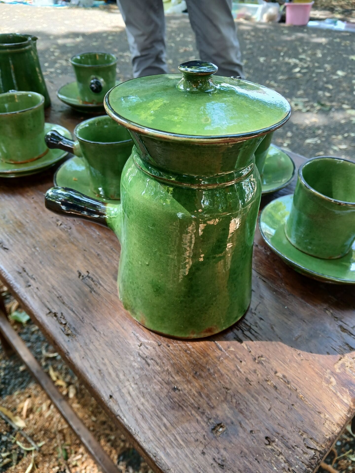 Stoneware coffee service from Marnaz