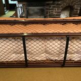 Rare set by JEAN GILLON, TIJUCA salon - 5 pieces - rosewood & leather