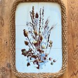 Audoux Minet earthenware and rope tray