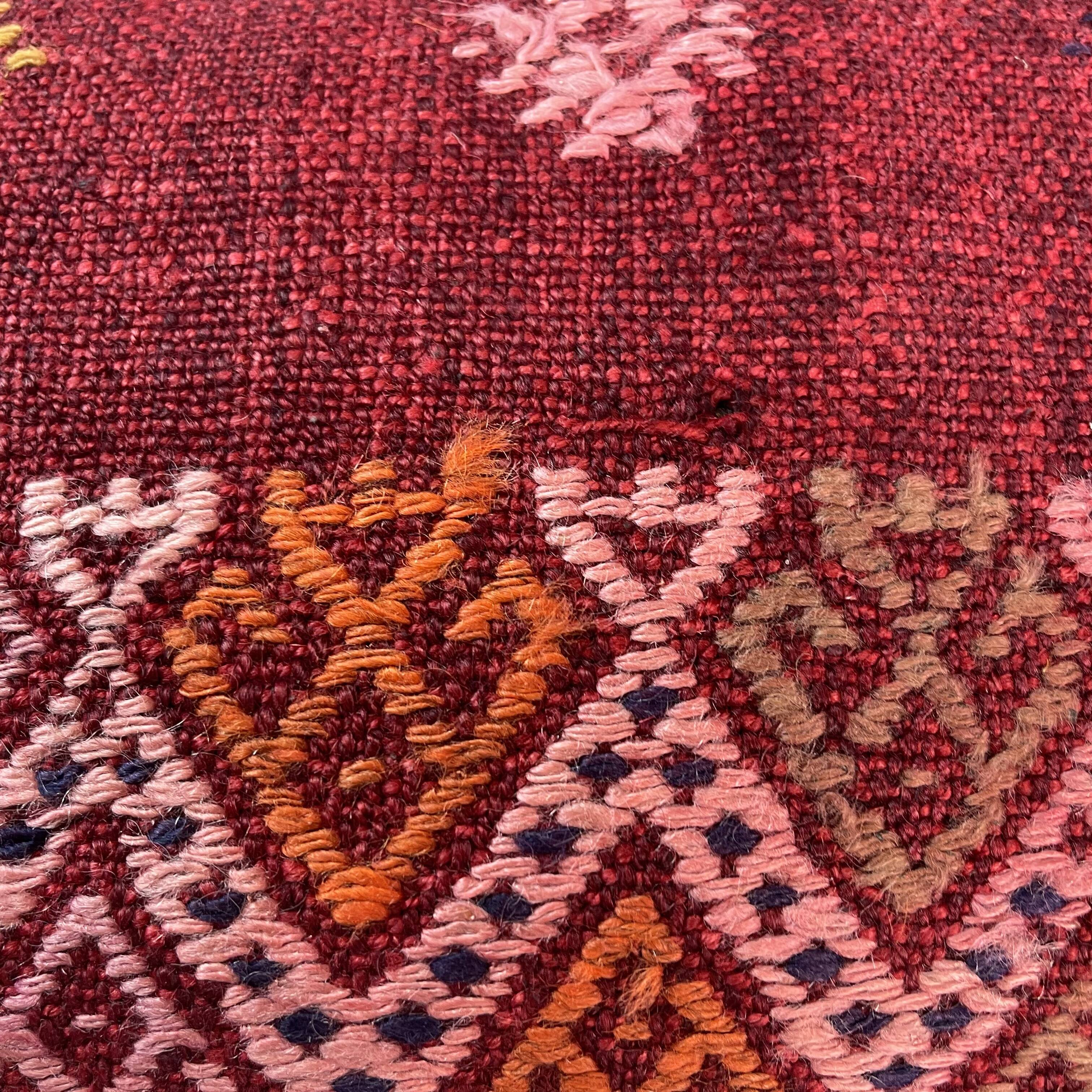 Vintage turkish kilim cushion cover 30x50cm