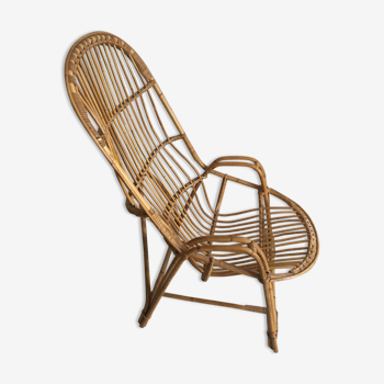 Rattan armchair