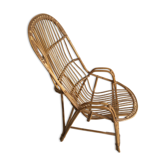 Rattan armchair