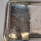 Antique silver-plated tray