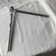 Towel rack chrome art deco 1930 old bathroom