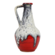 Red Fat Lava Design Vase Bay Keramik West Germany Pottery 67-30