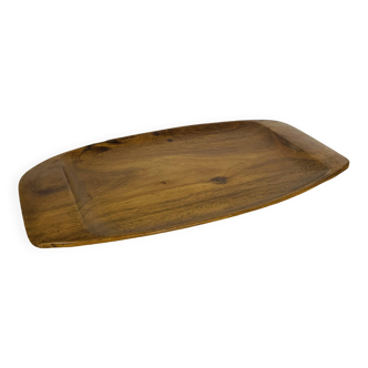 Scandinavian teak tray from the 60s