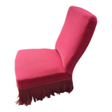 Fauteuil boudoir en velours