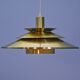 Danish hanging lamp in brass, 1970s