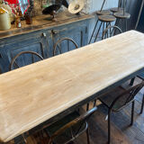 Patinated dining table