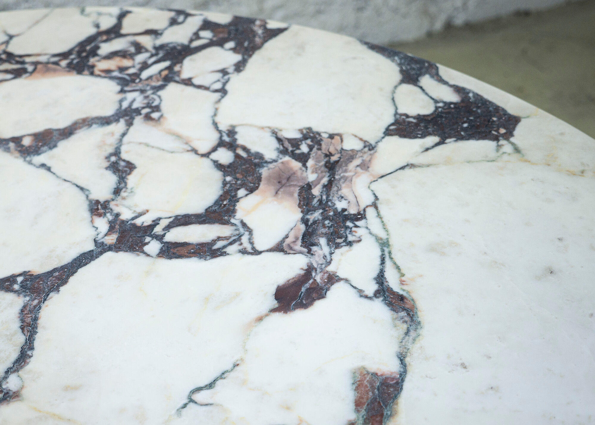 Tulip table in Calacatta marble by Eero Saarinen Ø 120 cm - Knoll - vintage