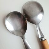 Bamboo sleeve salad cutlery