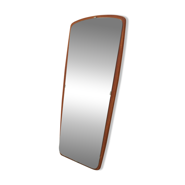 Miroir dans un cadre en teck, design danois, années 1970, production : Danemark — Beyit