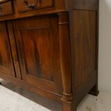 Empire walnut low sideboard