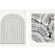 Pair of giclee prints, abstract wall art set of two, 50x70cm