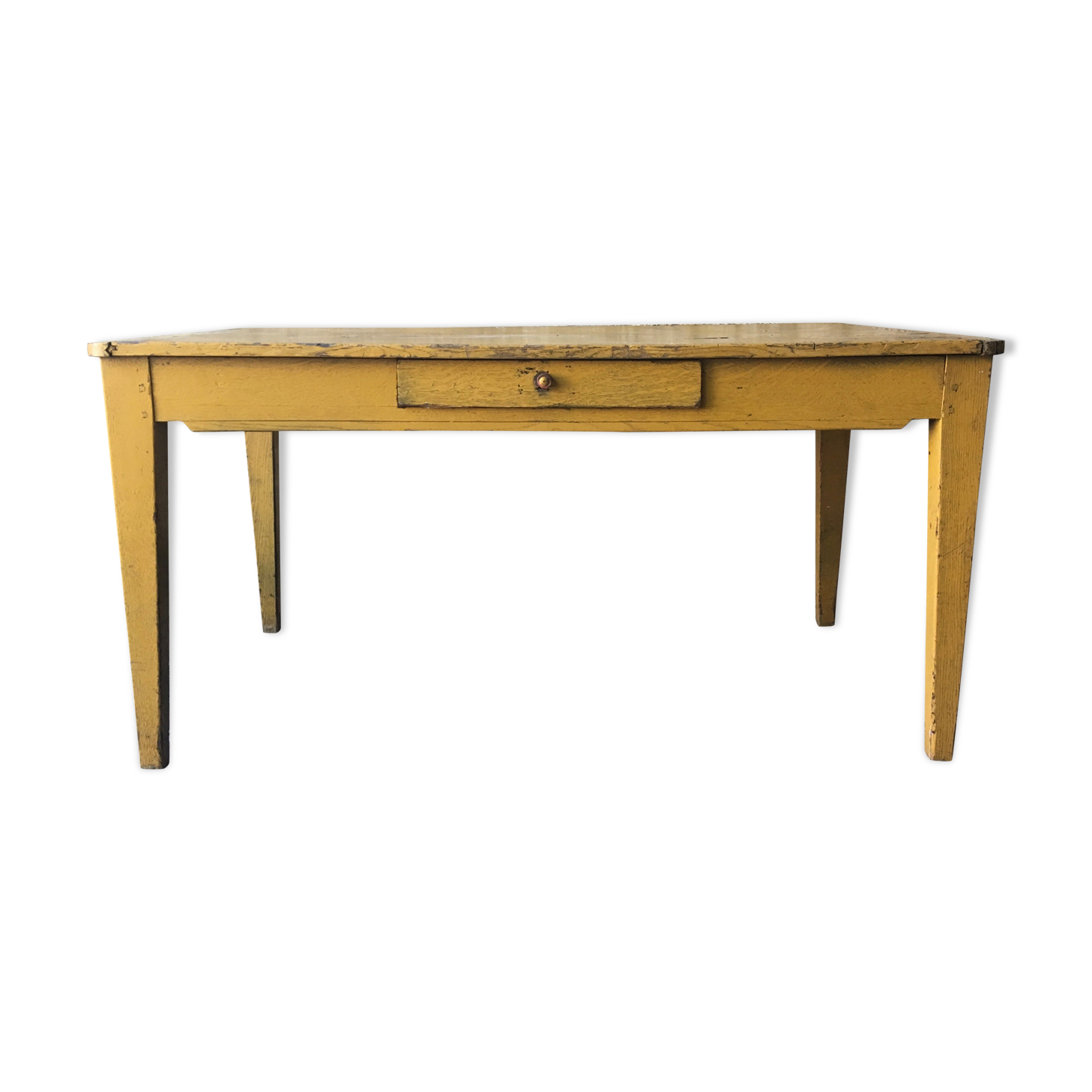 Vintage oak farm table