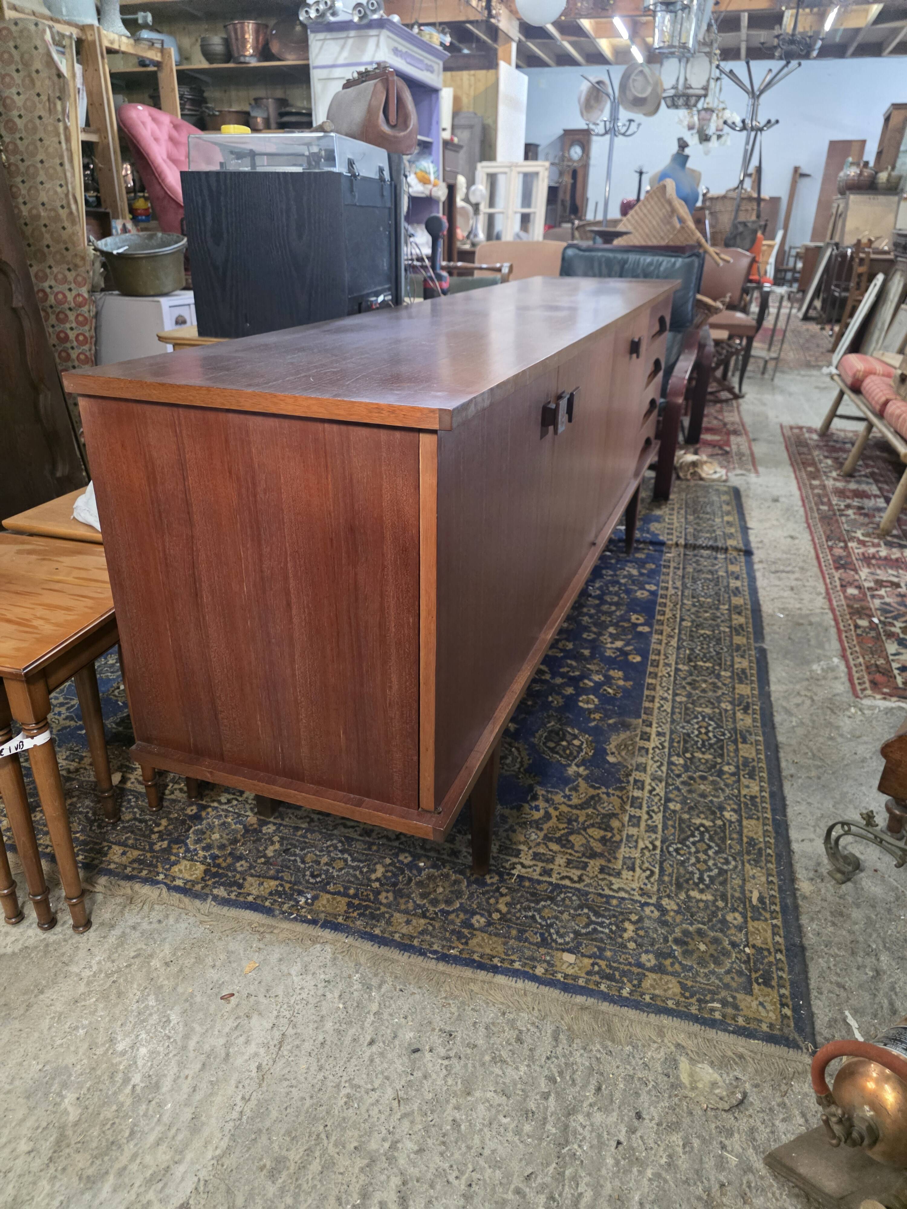 Scandinavian teak sideboard from the 1960s.