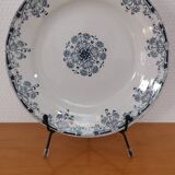 Compotier douche en terre de fer bleu/vert modèle "Mignon", H & Cie Sarreguemines