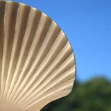 Vintage brass shell tray