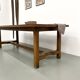 Oak farmhouse table, 1950s