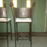 Pair of high chairs