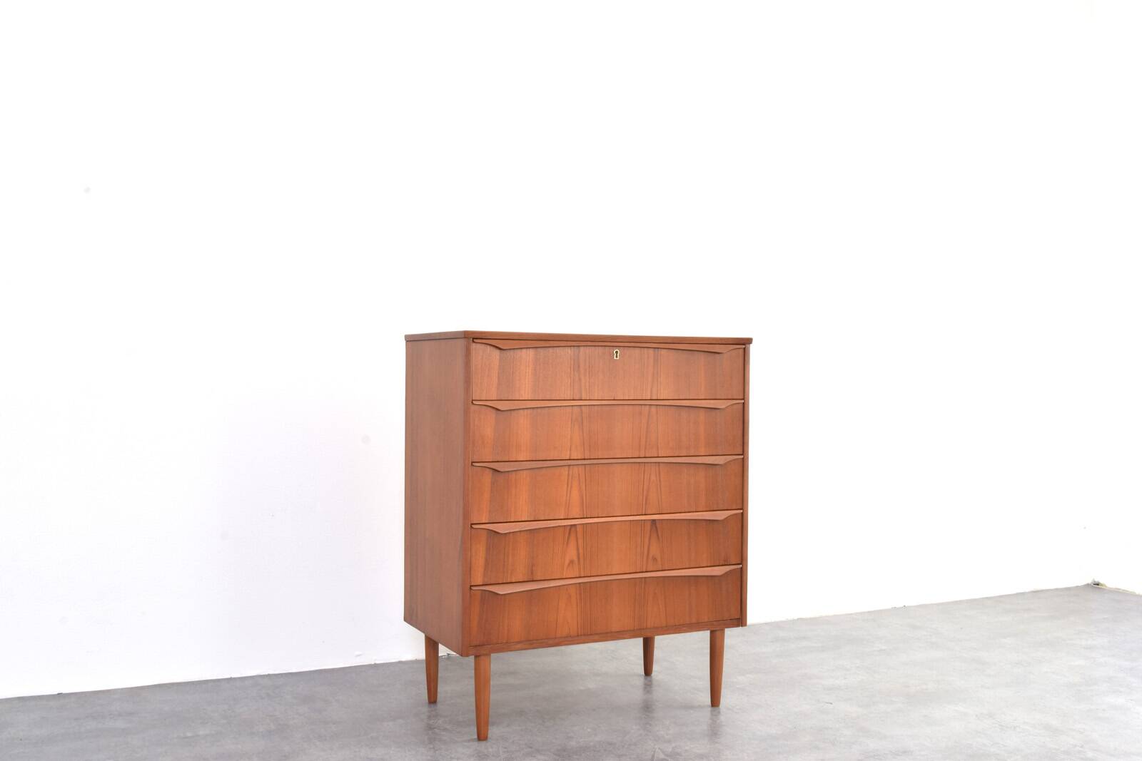 Mid-Century Danish Teak Chest of Drawers, 1960s.