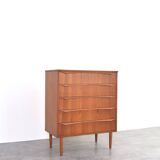 Mid-Century Danish Teak Chest of Drawers, 1960s.