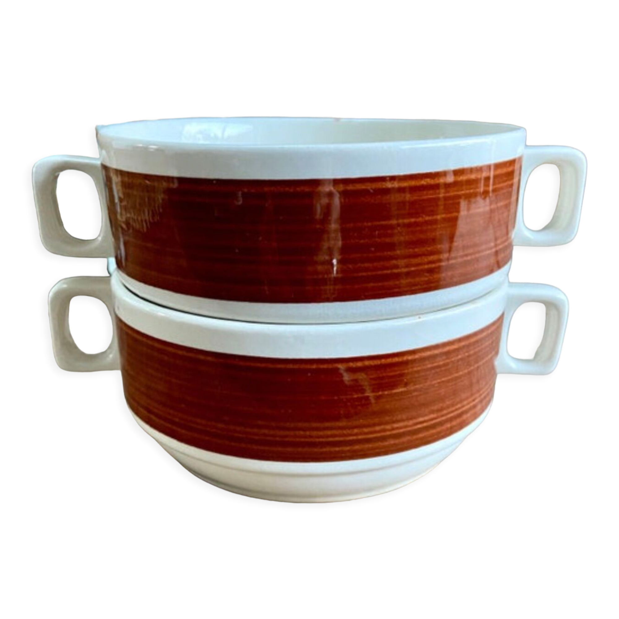 2 vintage Boch La Louvière Kéramis bowls