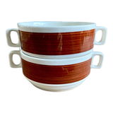 2 vintage Boch La Louvière Kéramis bowls