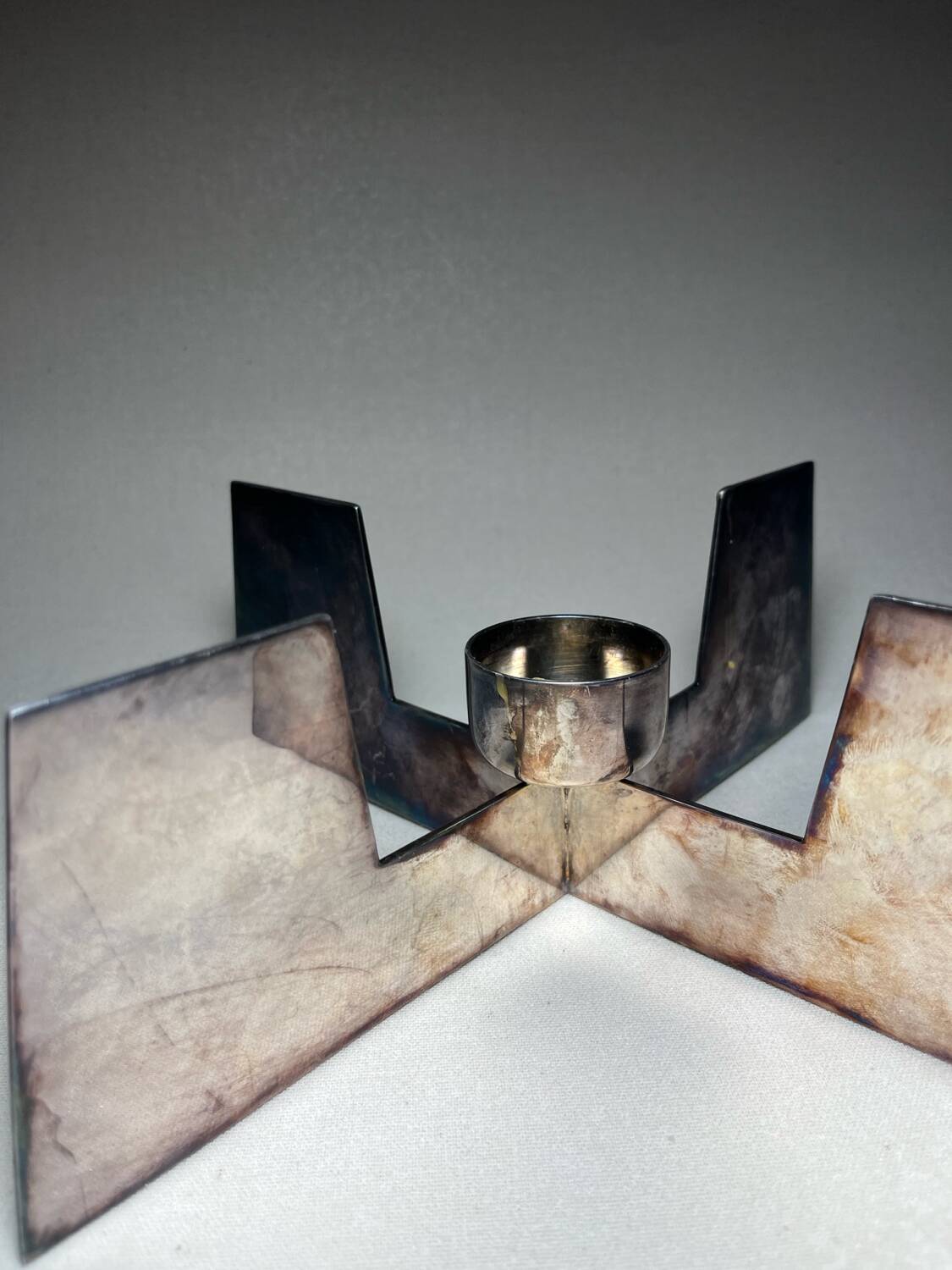 Modernist candle holder