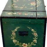 Antique hand painted swedish chest or trunk/ coffee table
