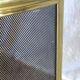 Brass bow firewall and metal mesh