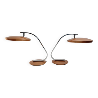 Pair of 520c lamps by LP Oliva for Fase 1970s