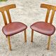 Set of 6 T chairs by Ole Wanscher for Carl Hansen from the 1960s.