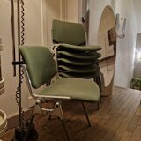 Suite of 6 DSC 106 chairs by Giancarlo Piretti for Castelli / Anonima.