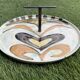 Cheese tray, Vallauris ceramics, unique piece, 1960