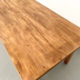 Solid beech farmhouse table