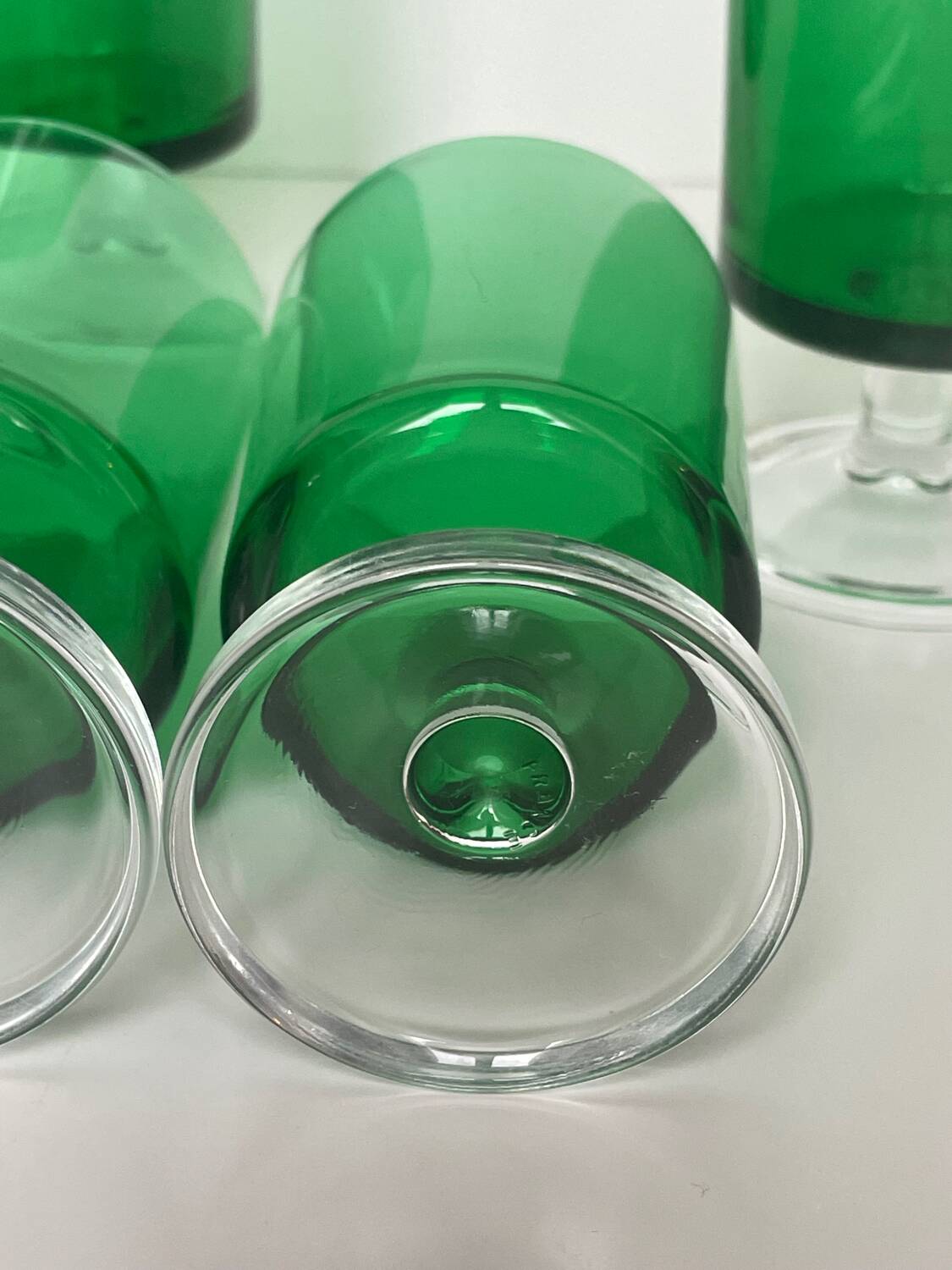 Lot de 6 verres à pied Luminarc vintage