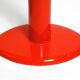 Two large limited abstract metal floor sculptures in red