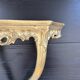 Console style rocaille dorée