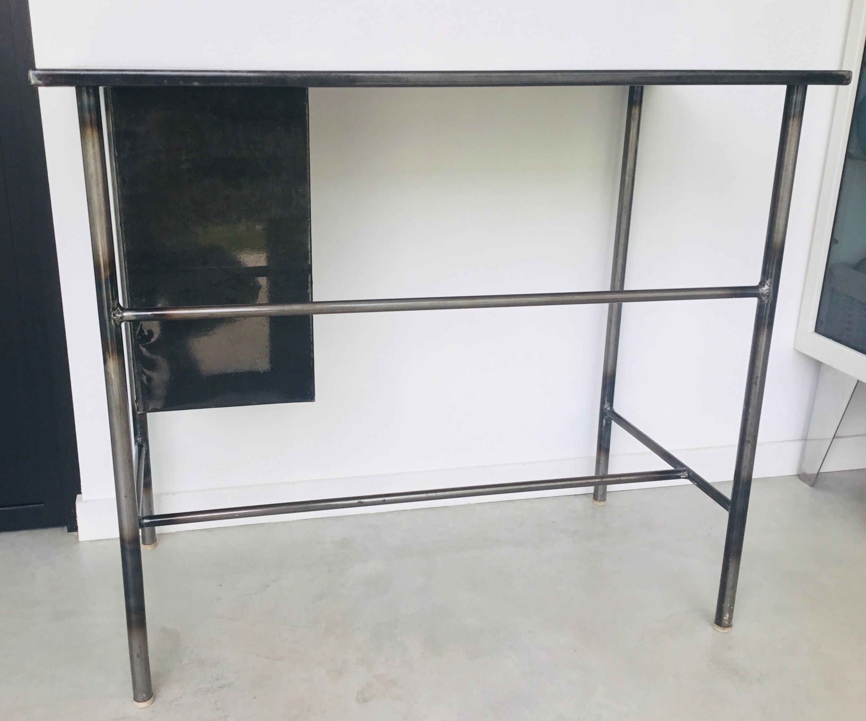 Riveted industrial office with storage box - 1950