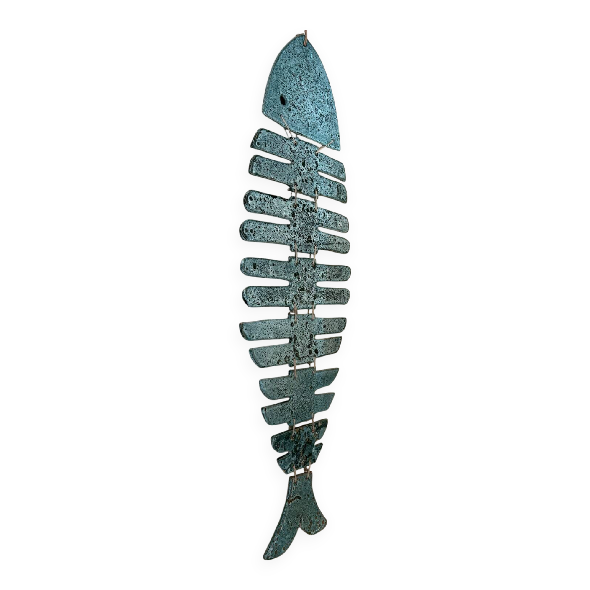 Hanging ceramic fish