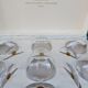 Box of 6 digestive glasses in lorraine crystal 50
