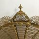 Fan fire pare fan and art nouveau brass