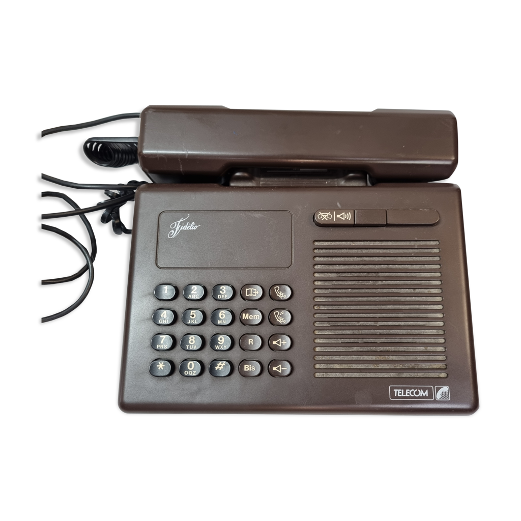 Téléphone Fixe Grosses Touches Senior Profoon TX-800 Gris Alarm, téléphone fixe