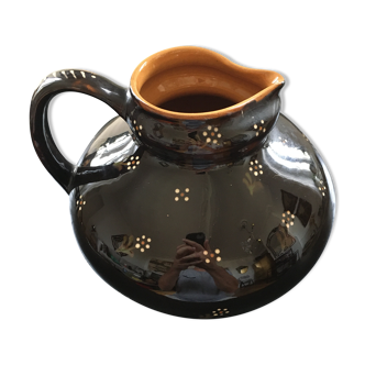XL pitcher with floral decoration