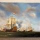Marine, 20th century, oil on canvas signed
