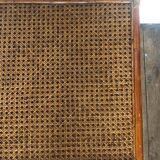 Table low rectangular rattan and caning